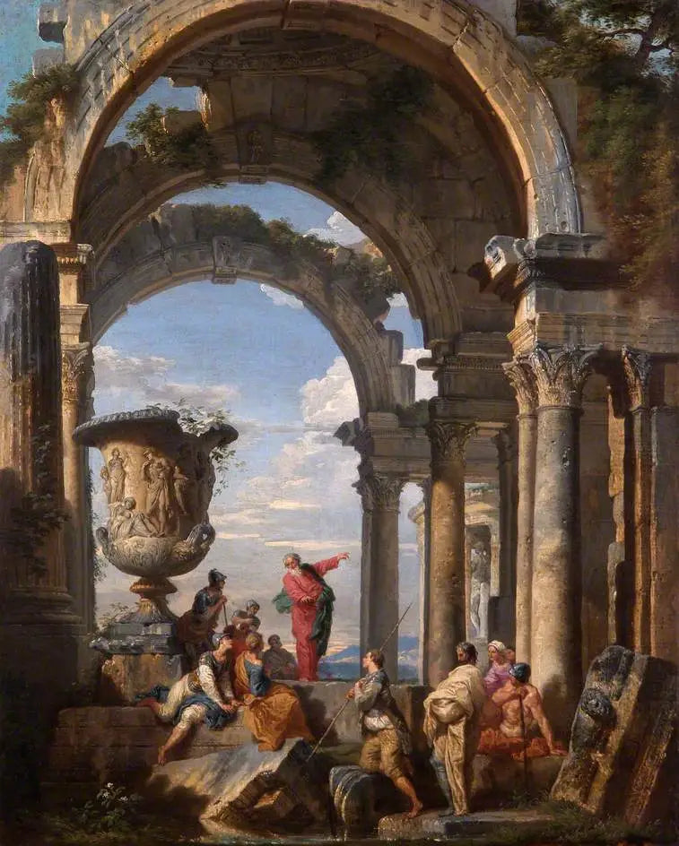 성 폴이 아테네에서 설교하는 모습 - 조반니 파올로 파니니

Source:
Saint Paul prêchant à Athènes - Giovanni Paolo Panini