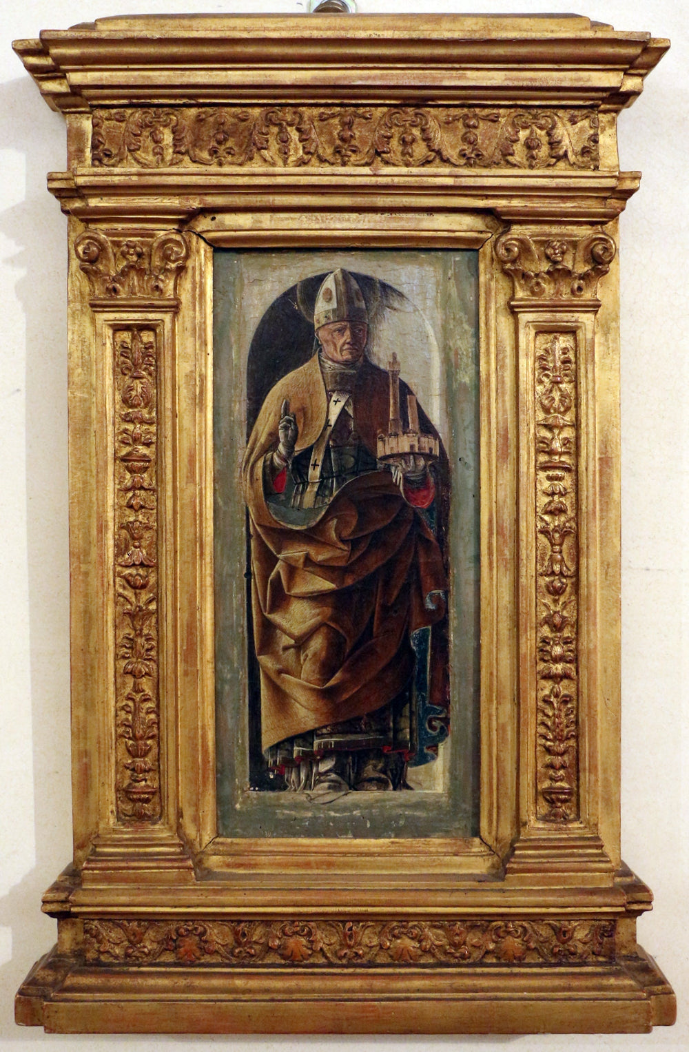 Saint Pétrone - Ercole de’ Roberti image 1 copie de tableau peinte à la main