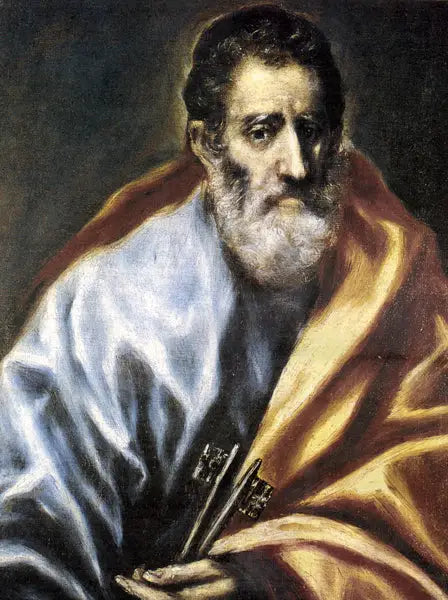 Saint Pierre - El Greco image 1 copie peinte à la main à l’huile