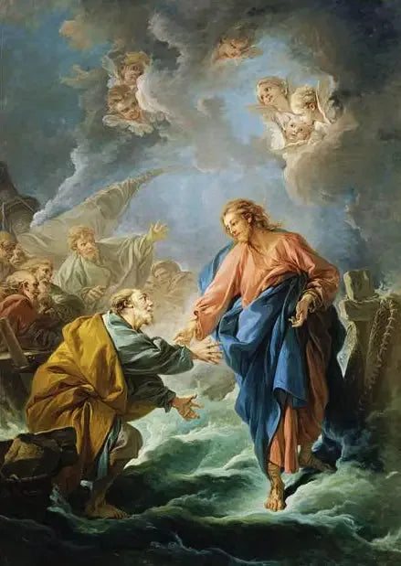 성 베드로가 물 위를 걷는 모습 - 프랑수아 부셰

Source:
Saint Pierre marchant sur les eaux - François Boucher