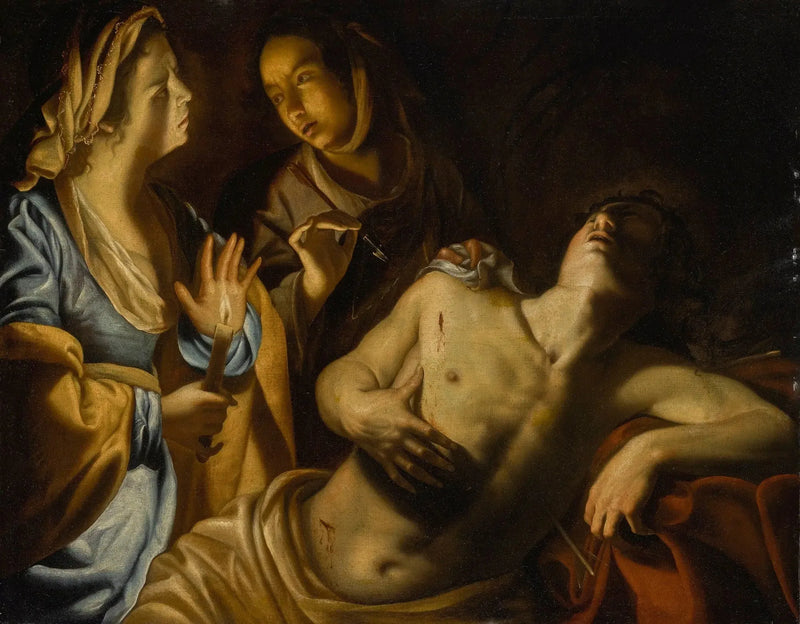 성 세바스티안, 성 이레네의 치유 - 아르테미시아 젠틸레시

Source:
Saint Sébastien soigné par Sainte Irène - Artemisia Gentileschi