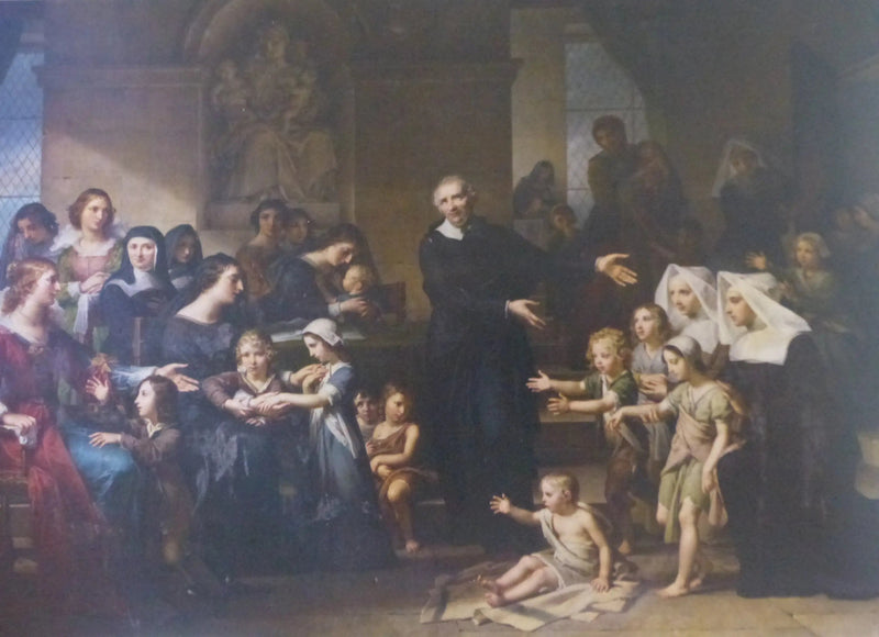 생떽상피에르 데 폴이 자선을 설교하는 모습 - 샤를 메니에르

Source:
Saint Vincent de Paul prêchant la charité - Charles Meynier