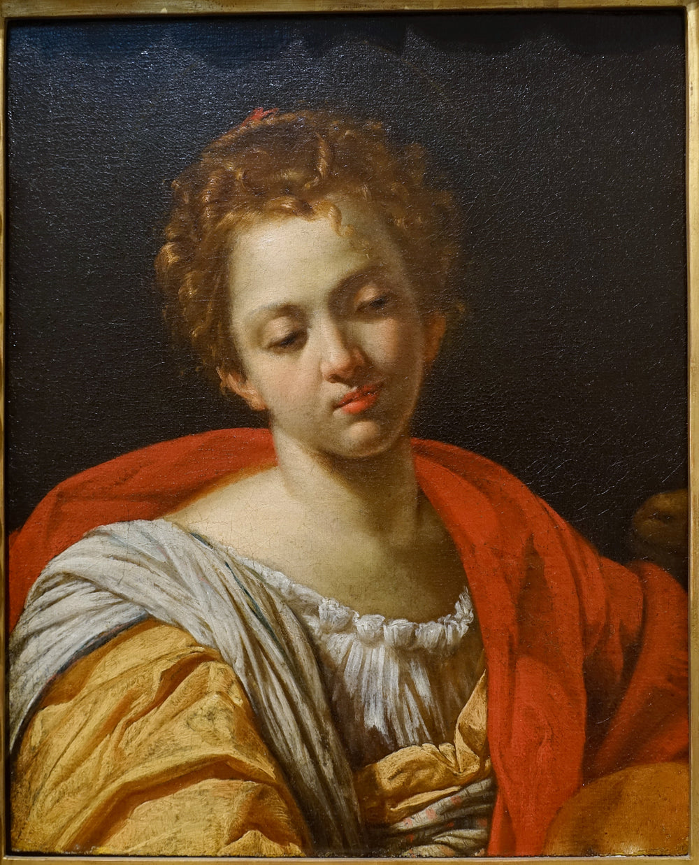 Sainte Agnès - Simon Vouet image 1 reproduction artisanale de tableau