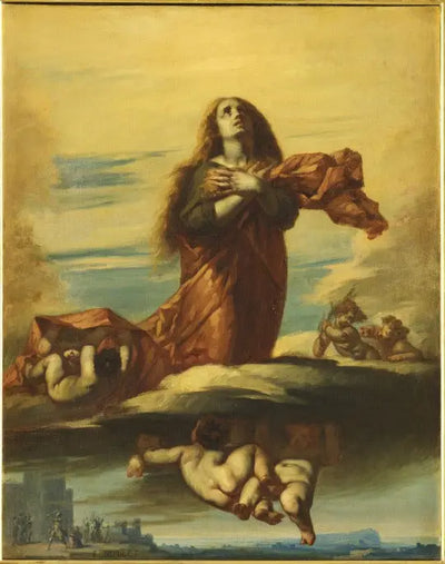 Sainte Barbe enlevée au ciel - Jean-François Millet - Alpha Reproduction