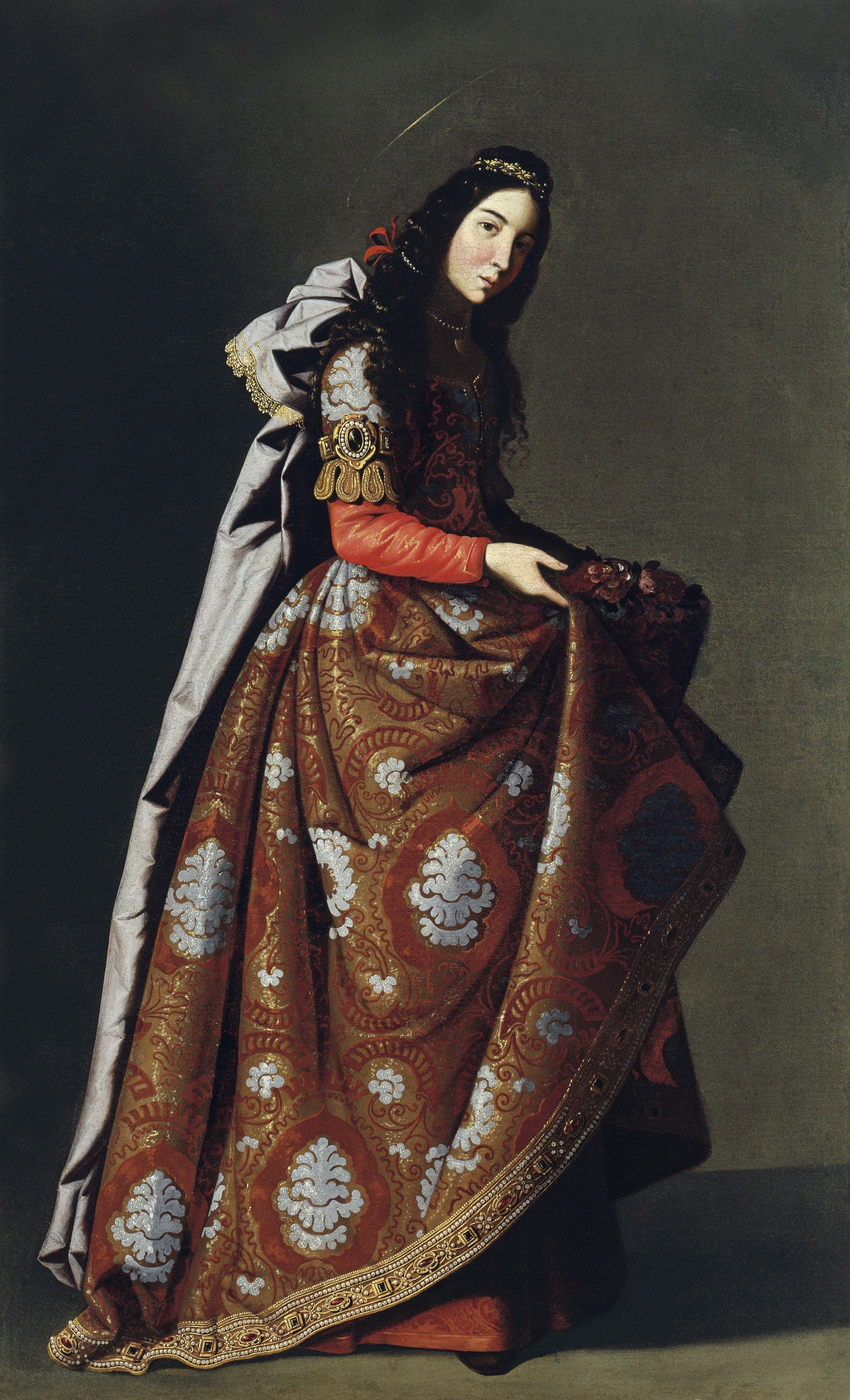 Sainte Casilda - Francisco de Zurbarán image 1 copie de tableau peinte à la main