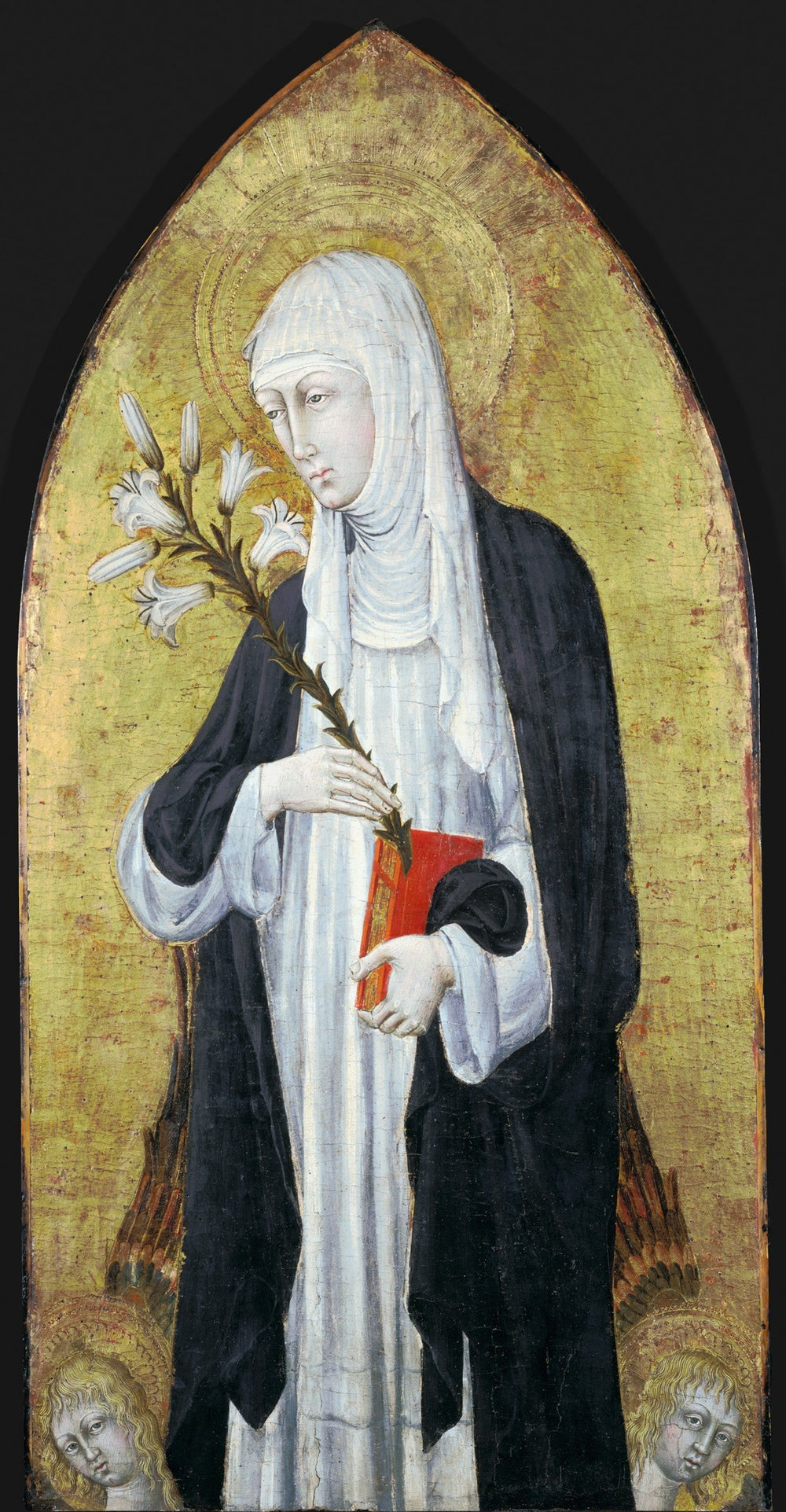 Sainte Catherine de Sienne - Giovanni di Paolo image 1 copie de tableau peinte à la main