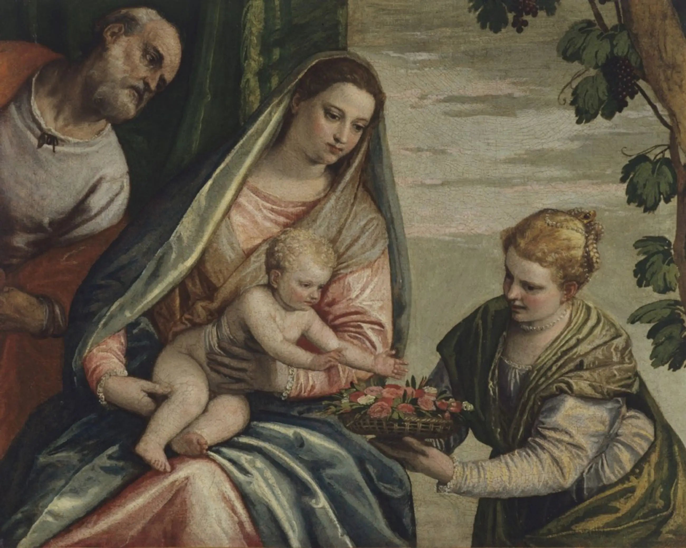 Sainte Famille avec sainte Dorothée - Paul Véronèse - Alpha Reproduction