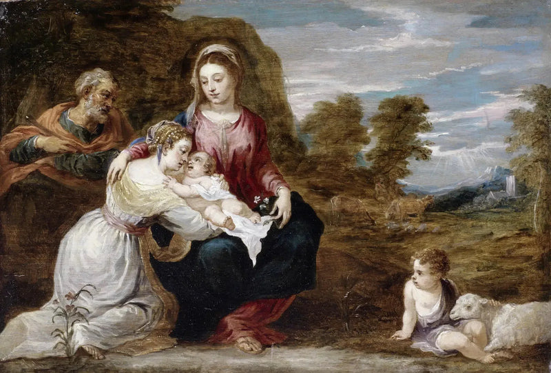 성가정과 성 엘리자베스, 성 요한 어린이 - 다비드 테니에르 르 쥬네

Source:
Sainte Famille avec sainte Élisabeth et saint Jean enfant - David Teniers le Jeune