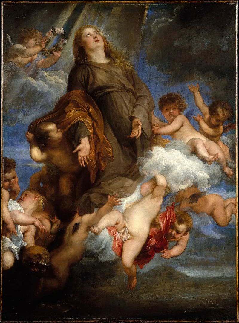 팔레르모의 페스트 희생자를 위해 중재하는 성 로잘리 - 앙투안 반 다이크

Source:
Sainte Rosalie intercédant pour les pestiférés de Palerme - Antoine van Dyck