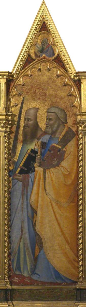 Saints Pierre et Paul (polyptyque panneau 4 sur 5) - Bernardo Daddi - Alpha Reproduction