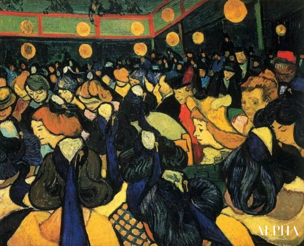 Salle de danse a Arles - Van Gogh - Reproductions de tableaux et peintures haut de gamme