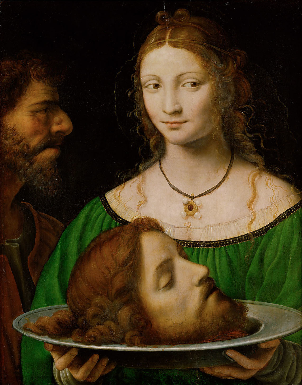 Salomé avec la tête de Jean-Baptiste - Bernardino Luini image 1 reproduction réalisée par Alpha Reproduction
