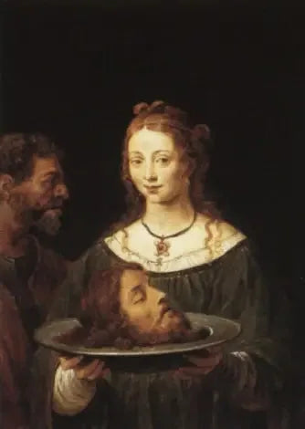 세례 요한의 머리를 들고 있는 살로메 - 다비드 테니에르 르 쥬네

Source:
Salomé avec la tête de Jean-Baptiste - David Teniers le Jeune
