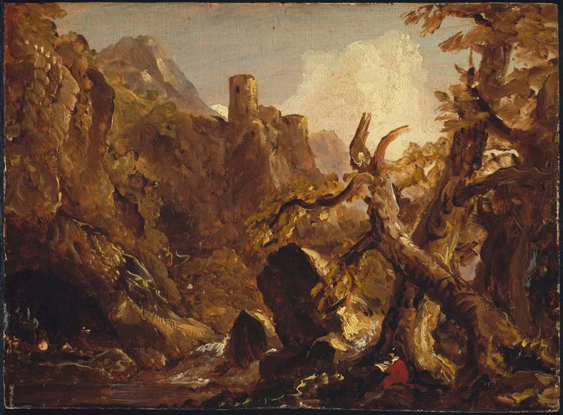 살바토레 로사, 도적들을 그리다 - 토마스 콜

Source:
Salvator Rosa dessinant des bandits - Thomas Cole