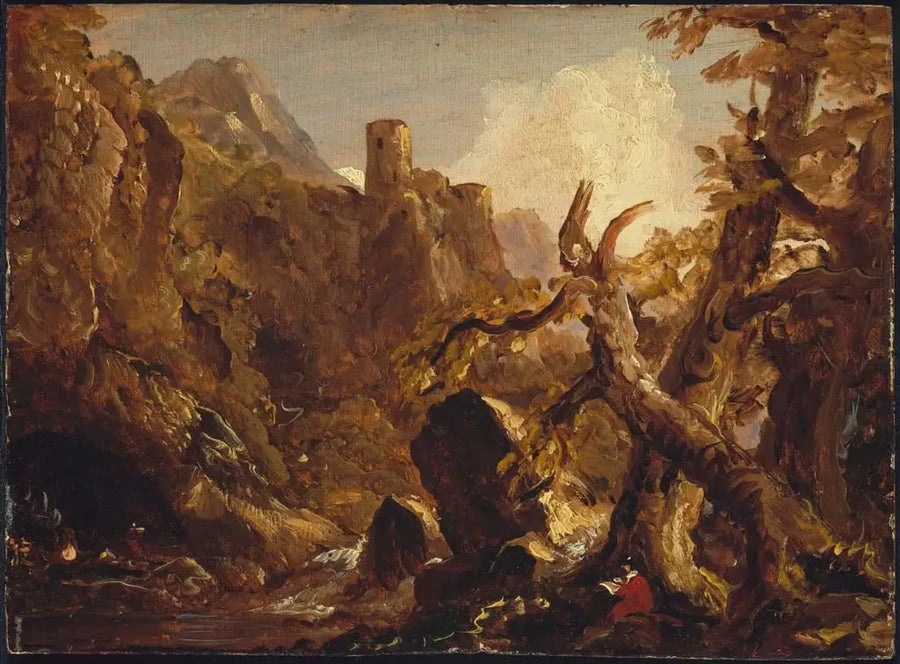 살바토레 로사, 도적들을 그리다 - 토마스 콜

Source:
Salvator Rosa dessinant des bandits - Thomas Cole
