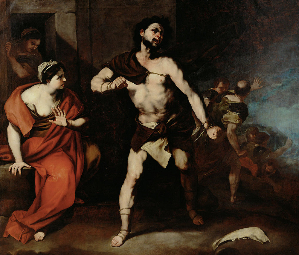 Samson brise ses chaînes - Luca Giordano image 1 reproduction réalisée par Alpha Reproduction