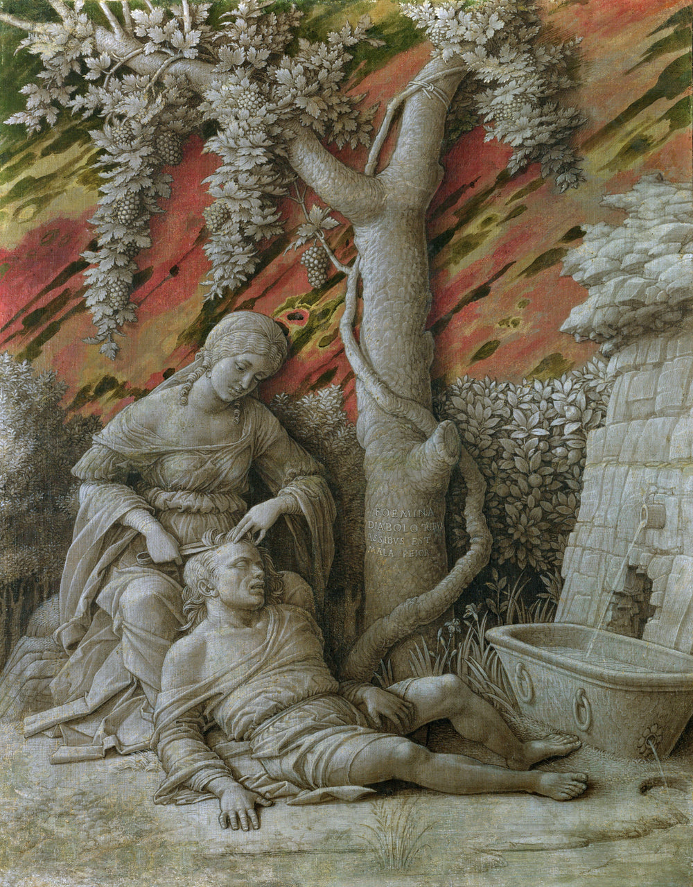 Samson et Dalila - Andrea Mantegna image 1 tableau peint à l’huile sur toile
