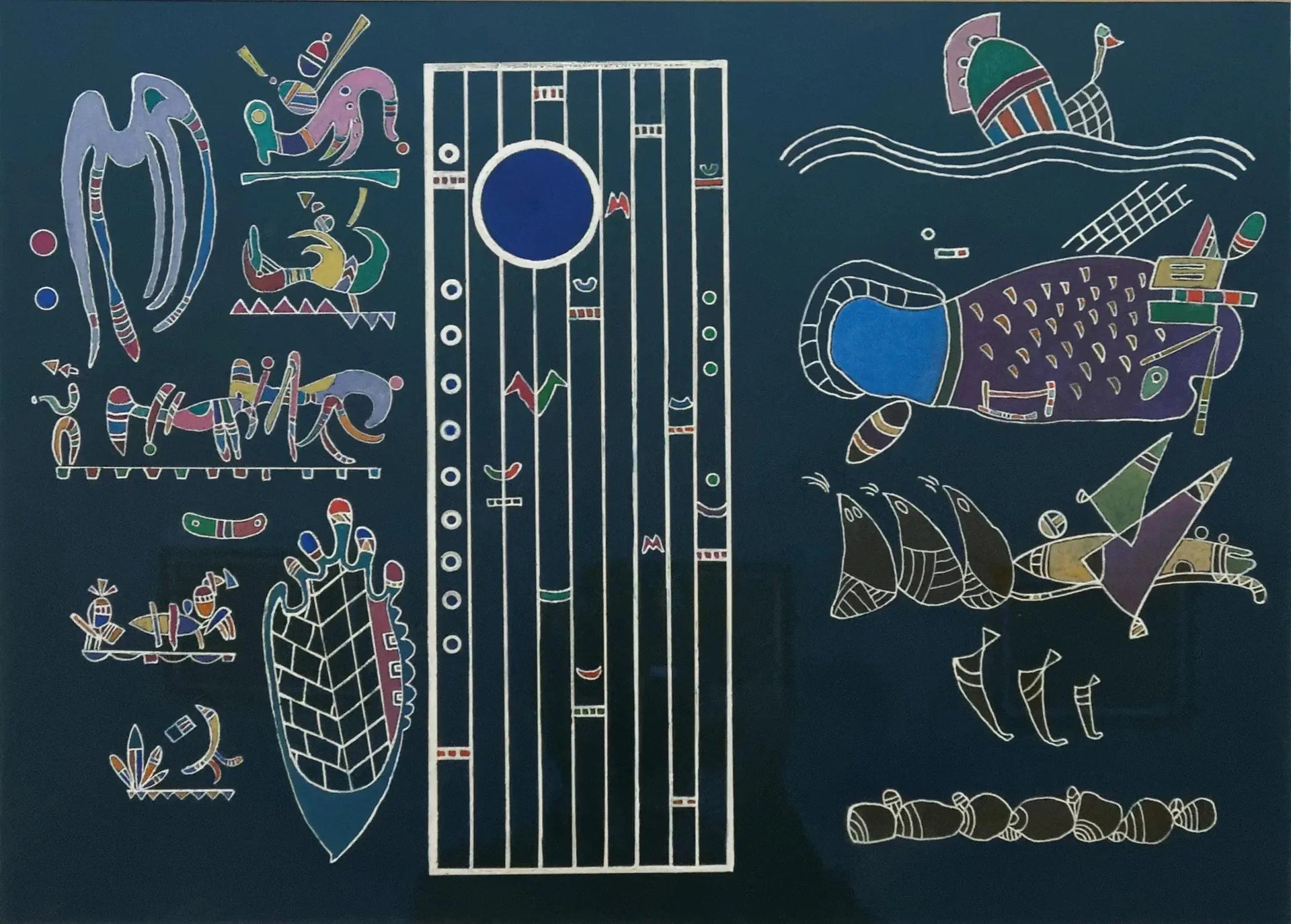 Sans titre - Vassily Kandinsky image 1 copie peinte à la main à l’huile