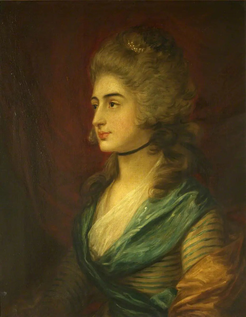 Sarah Siddons, née Kemble (1755-1831) - Thomas Gainsborough image 1 tableau peint à l’huile sur toile