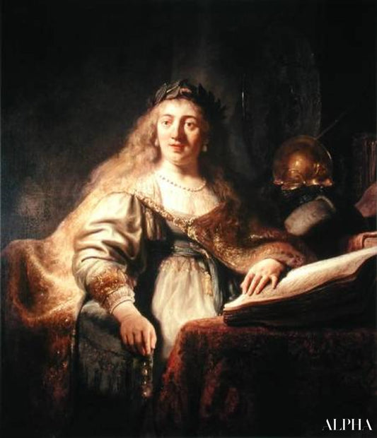 Saskia en Minerve - Rembrandt van Rijn - Reproductions de tableaux et peintures haut de gamme