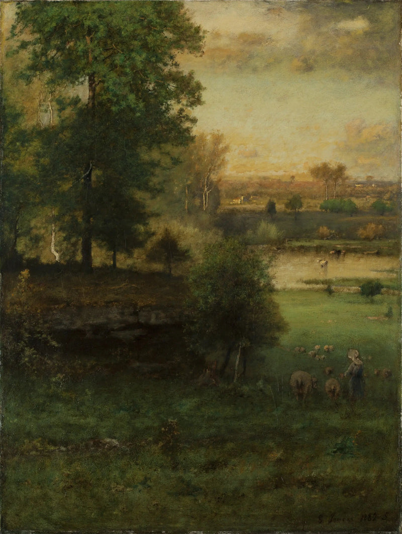 더럼의 풍경, 한 연애 이야기 - 조지 이네스

Source:
Scène à Durham, une idylle - George Inness