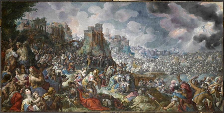 Scène de bataille (la défaite de Sennachérib ?) - Gillis van Valckenborgh