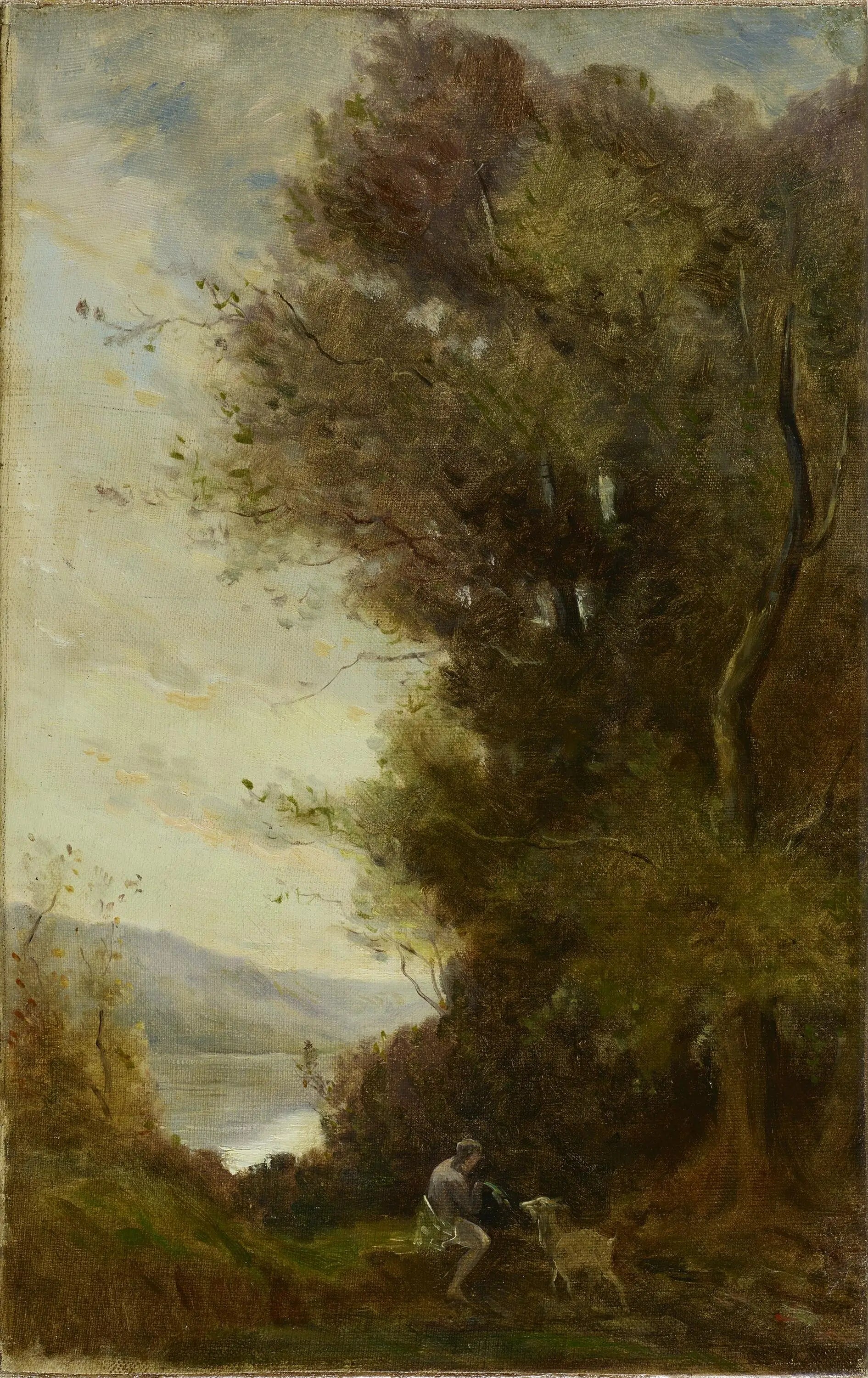Scène bucolique - Jean-Baptiste Camille Corot - Alpha Reproduction