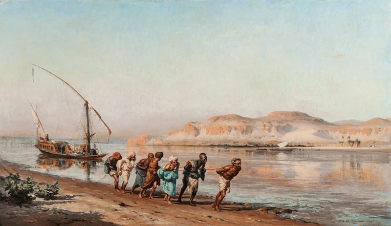 나일 강에서의 견인 장면 - 프레데릭 아서 브리드맨

Source:
Scène de halage sur le Nil - Frederick Arthur Bridgman