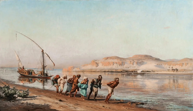 나일 강에서의 견인 장면 - 프레데릭 아서 브리드맨

Source:
Scène de halage sur le Nil - Frederick Arthur Bridgman