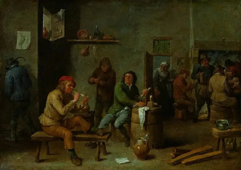 선술집 풍경 (술집에서 흡연하는 사람들). - 데이비드 테니어스 주니어

Source:
Scène de taverne (Fumeurs dans une auberge). - David Teniers le Jeune