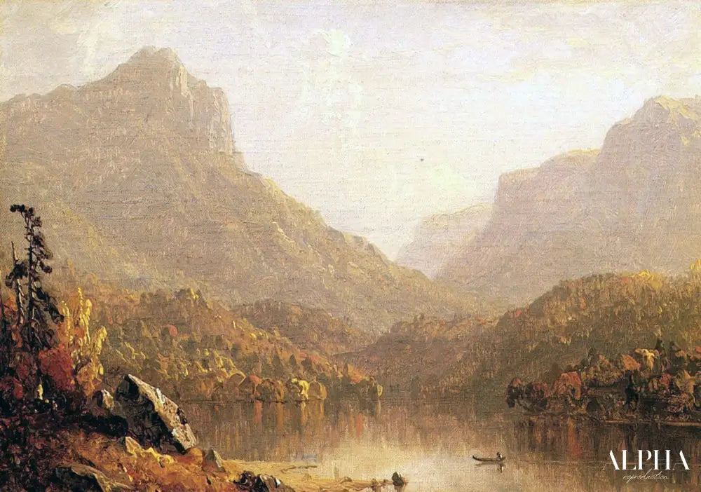 Scène du lac - Sanford Robinson Gifford - Reproductions de tableaux et peintures haut de gamme