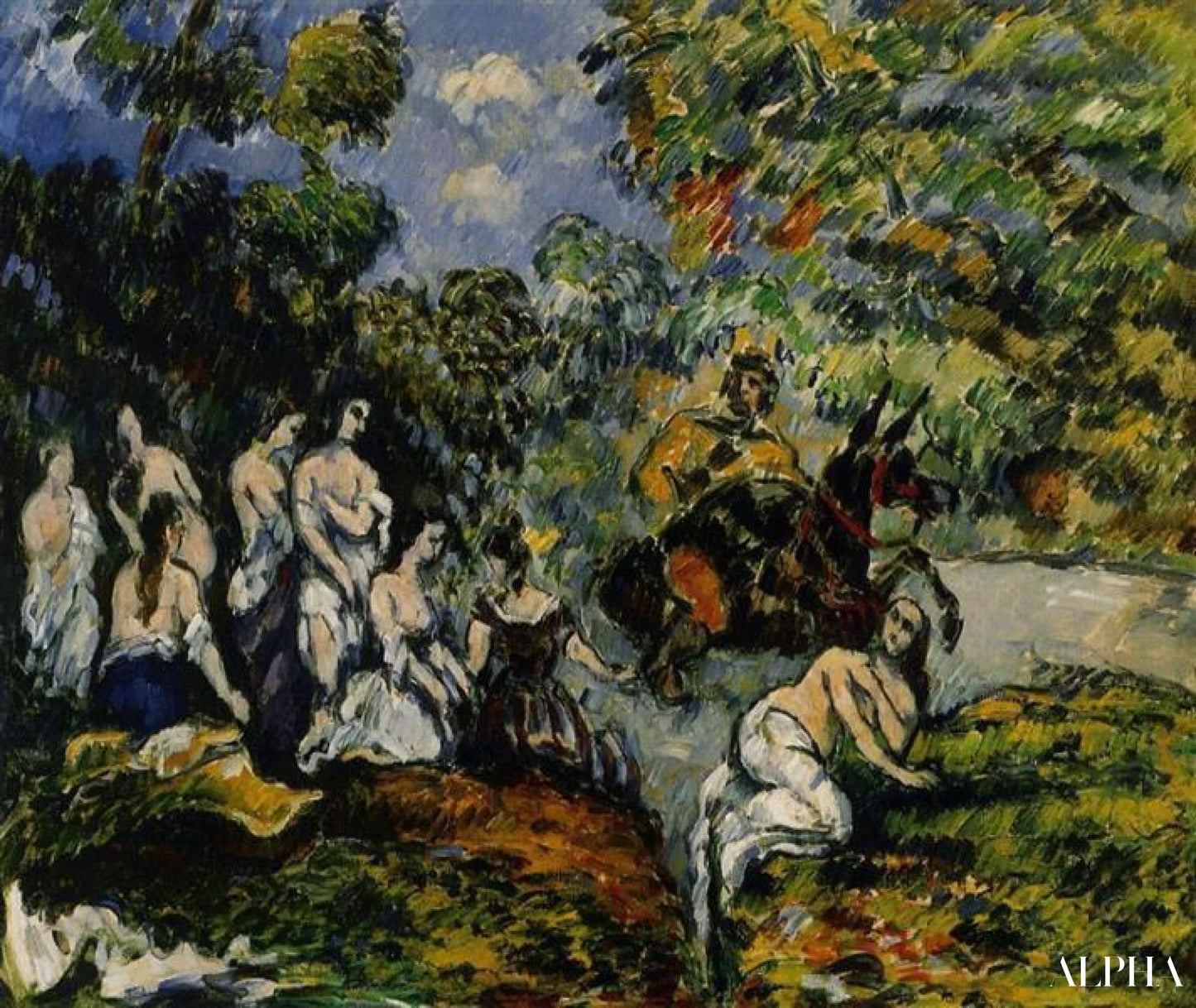전설적인 장면, 1878년경 - 폴 세잔 - 고급 그림 및 회화 복제본