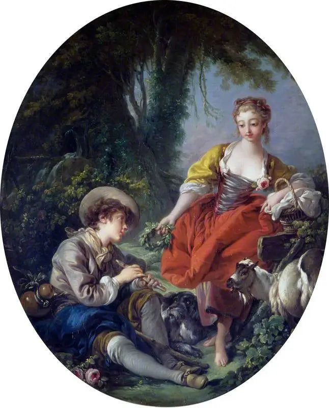 목가적인 풍경: 파이프를 든 목자와 소녀 - 프랑수아 부셰

Source:
Scène pastorale : berger avec une pipe et une fille - François Boucher