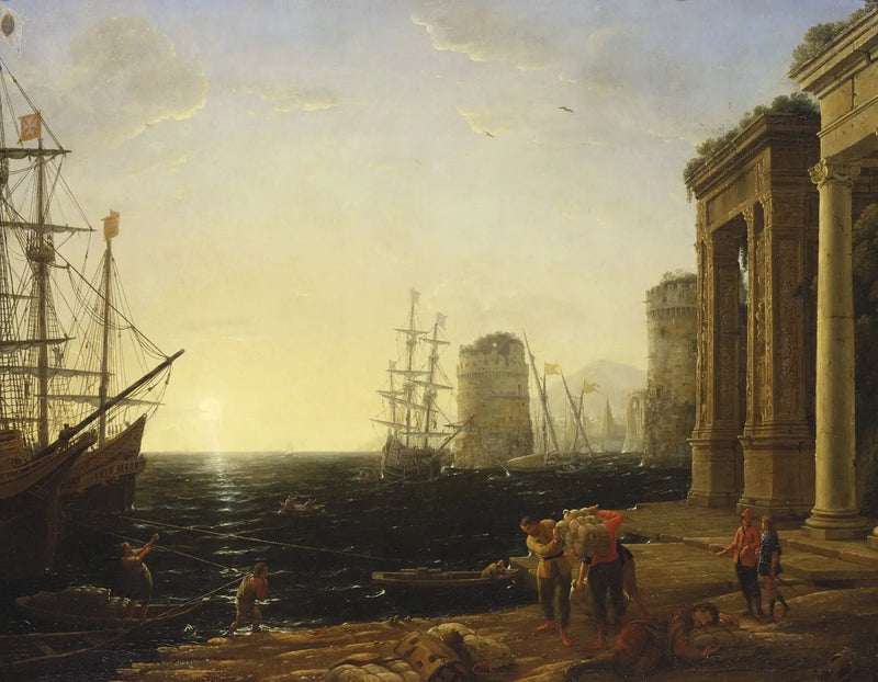 석양 속 항구 풍경 - 클로드 로렌

Source:
Scène portuaire au coucher du soleil - Claude Lorrain