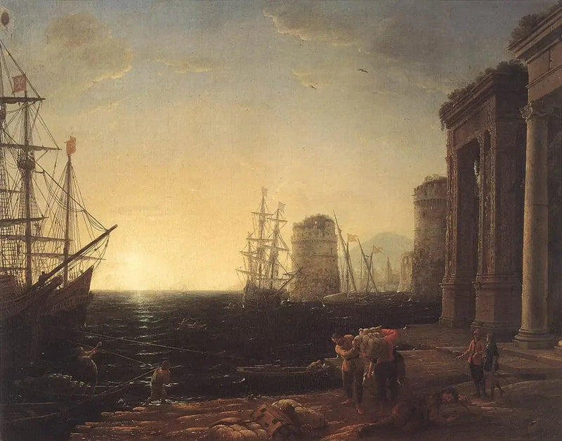 석양 속 항구 풍경 - 클로드 로렌

Source:
Scène portuaire au coucher du soleil - Claude Lorrain