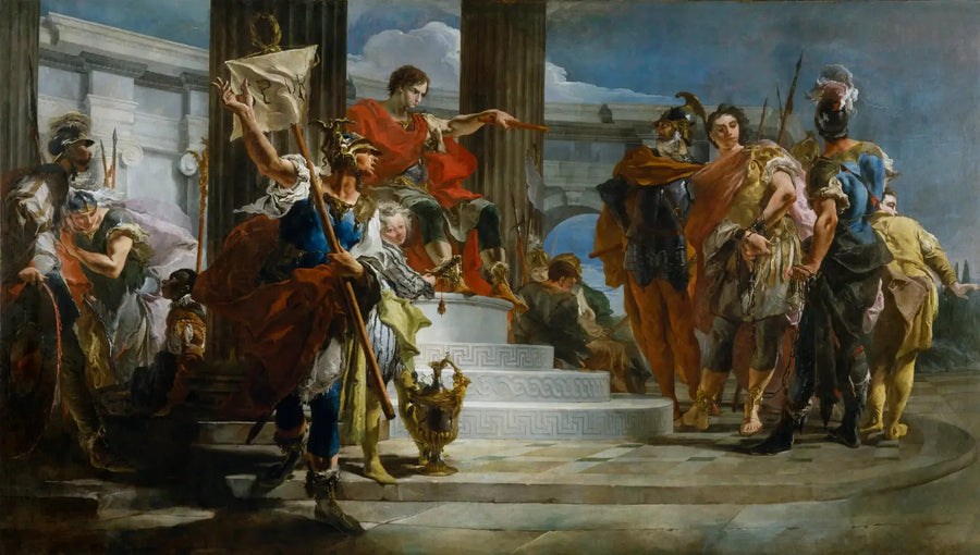 스키피온 아프리카인, 마시바를 해방시키다 - 조반니 바티스타 티에폴로

Source:
Scipion l'Africain libérant Massiva - Giovanni Battista Tiepolo