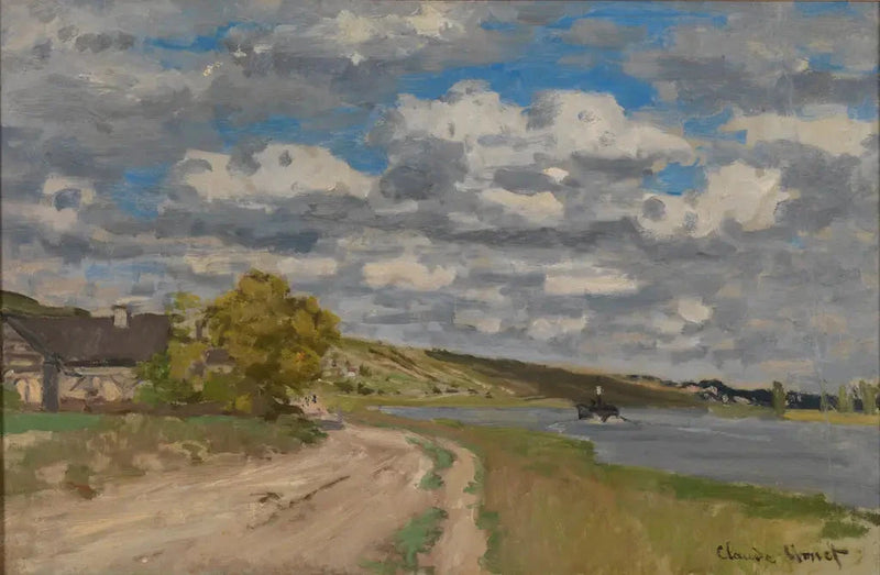 하구 근처의 센 강, Honfleur W115 - Claude Monet
