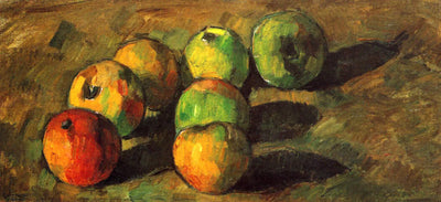 Reproduction du tableau « Sept pommes - Paul Cézanne » par Alpha Reproduction en peinture à l’huile