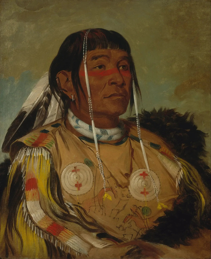 샤코페이, 여섯, 평원 오지브웨이 족의 추장 - 조지 캐틀린

Source:
Sha-có-pay, Les Six, Chef des Ojibwés des Plaines - George Catlin