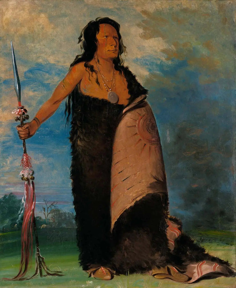 슈-도-가-차, 라 퓨미, 부족의 추장 - 조지 캐틀린

Source:
Shoo-de-gá-cha, La Fumée, Chef de la Tribu - George Catlin