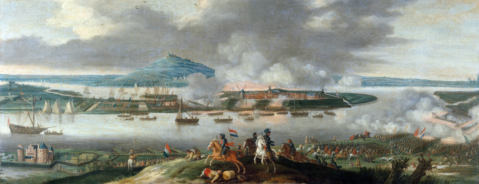 Le siège de Schenckenschans par le prince Frederik Hendrik, avril 1636 - Gerrit van Santen