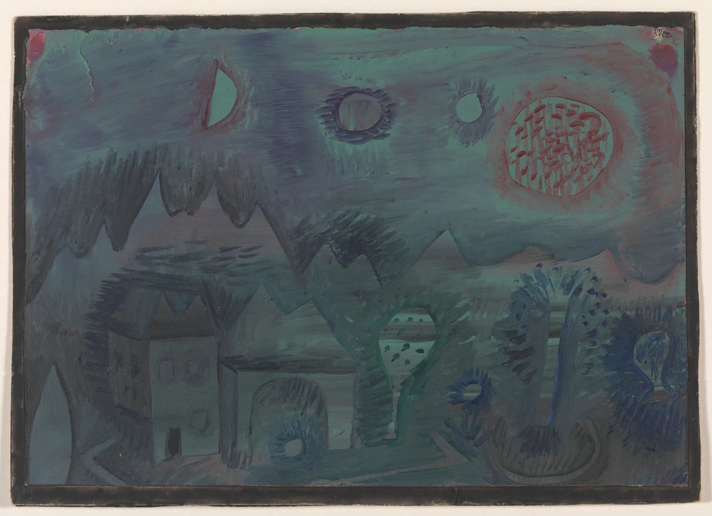 Signes dans le ciel - Paul Klee image 1 copie de tableau peinte à la main