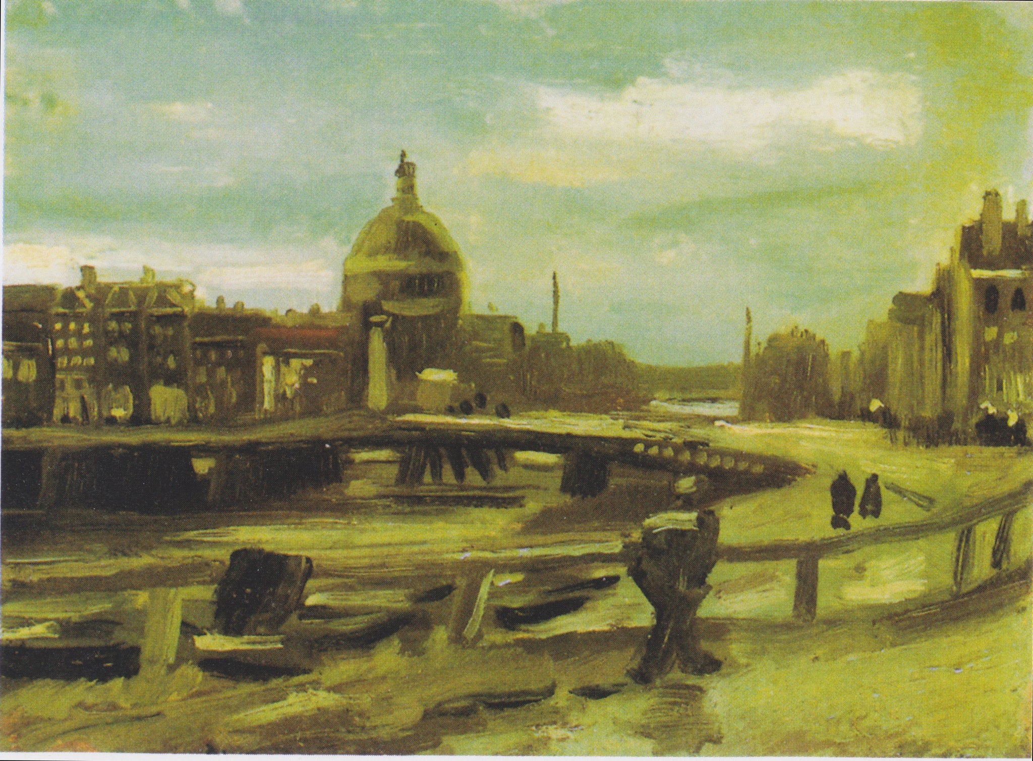 Single avec l'Église luthérienne - Vincent van Gogh