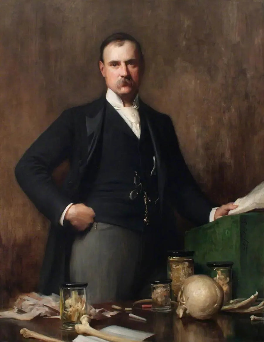 서 Frederick Treves (1853–1923) - Luke Fildes

Source:
Sir Frederick Treves (1853–1923) - Luke Fildes