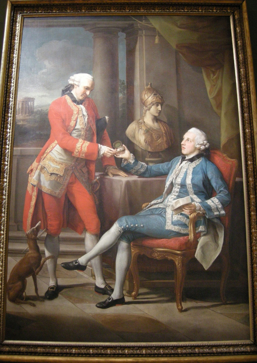 사이러스 샘슨 기드온과 미상 동료 - Pompeo Batoni