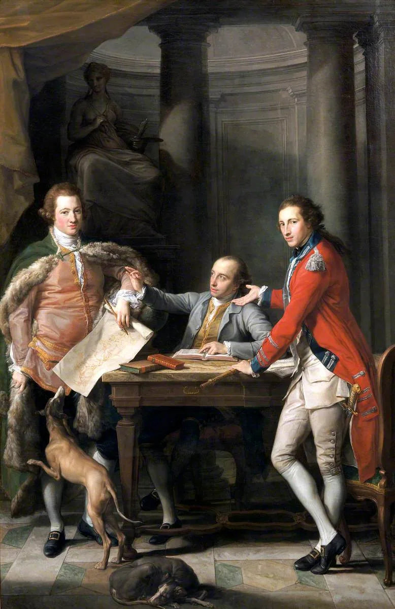 시르 왓킨 윌리엄스-윈, 1749–1789, 4대 바로네, 토마스 애퍼리(1734–1819)와 에드워드 해밀턴 선장 - Pompeo Batoni