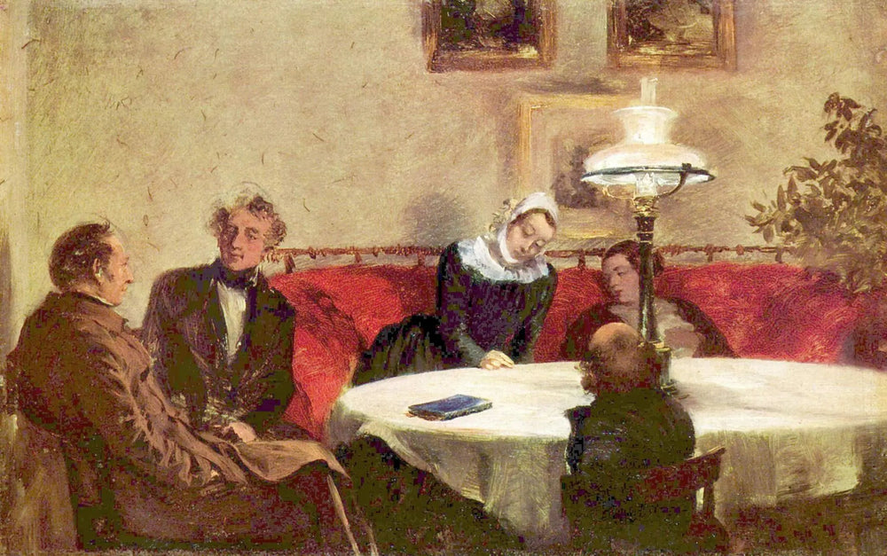Société Abend - Adolph von Menzel image 1 reproduction réalisée par Alpha Reproduction