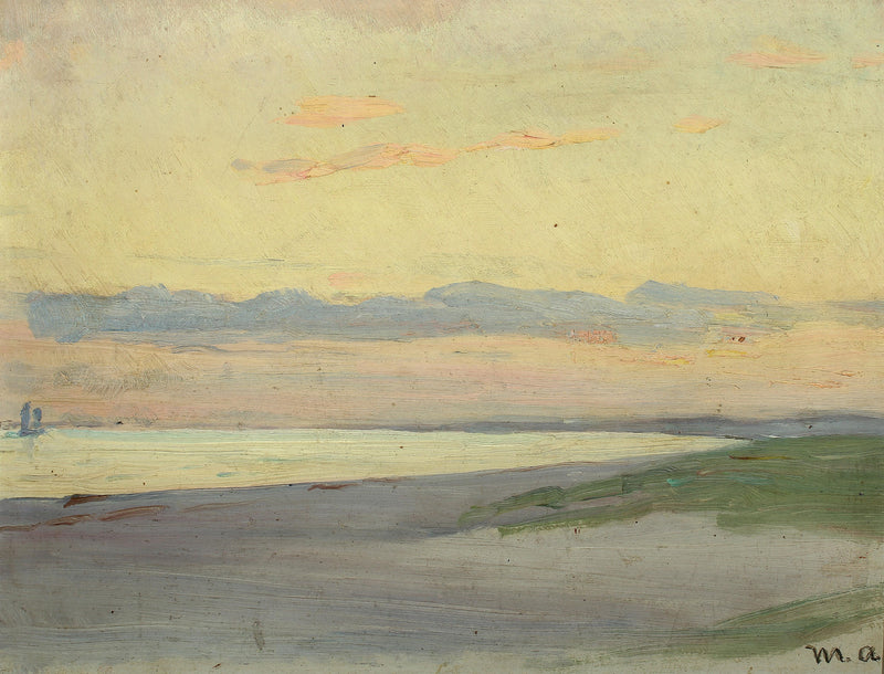 Soirée à Skagen avec vue sur la mer. - Michael Peter Ancher