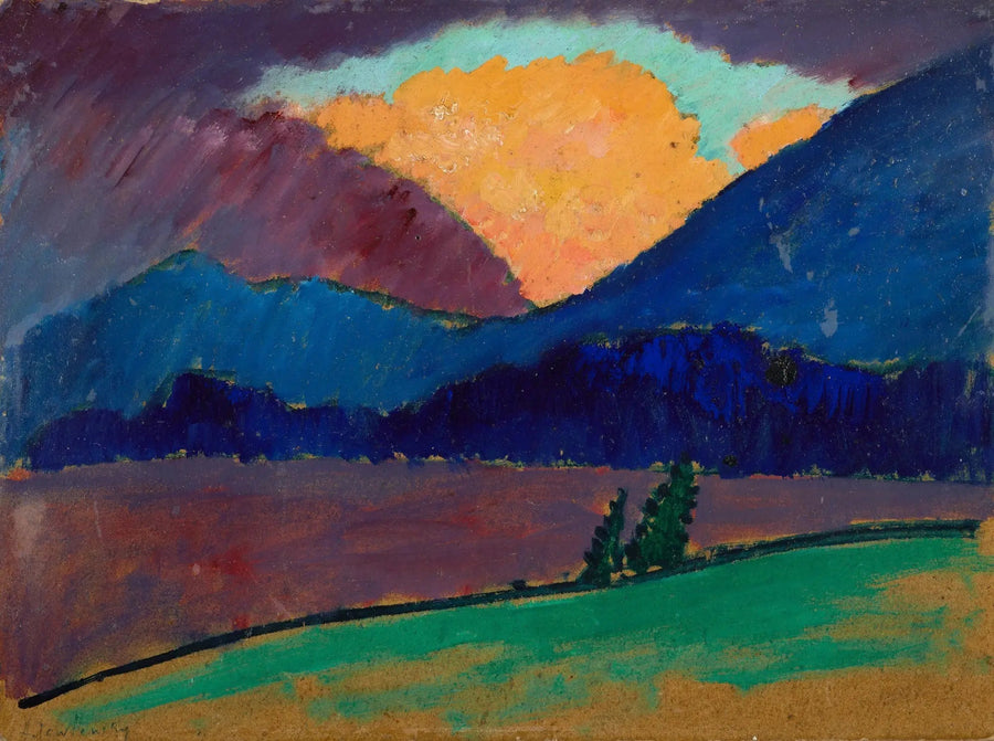 무르나우의 여름 밤 - 알렉세이 폰 자울렌스키

Source:
Soirée d'été à Murnau - Alexej von Jawlensky