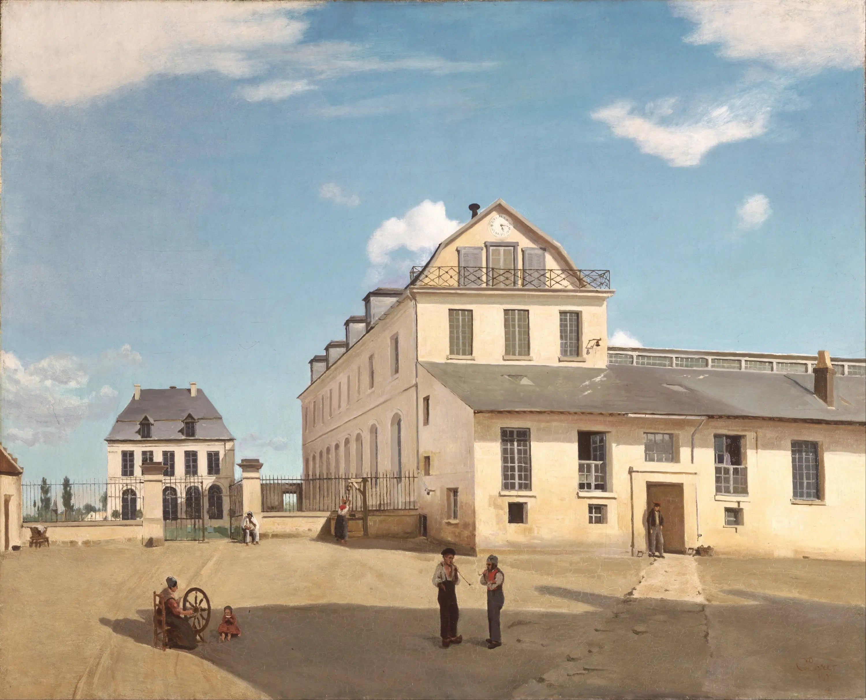 Soissons – Maison d’habitation et fabrique de M. Henry - Jean-Baptiste Camille Corot - Alpha Reproduction